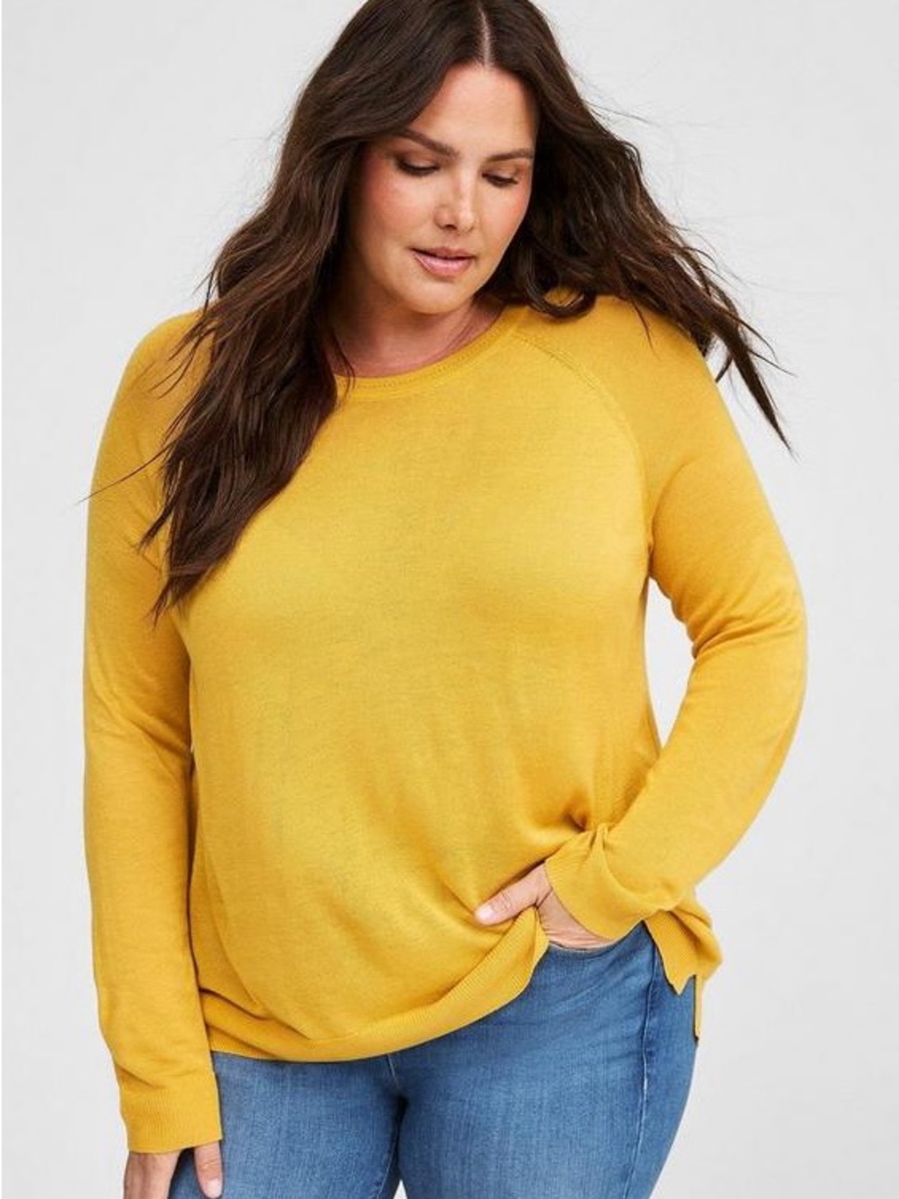 Torrid Tissue Thin Raglan sweater - Picture 6 of 7